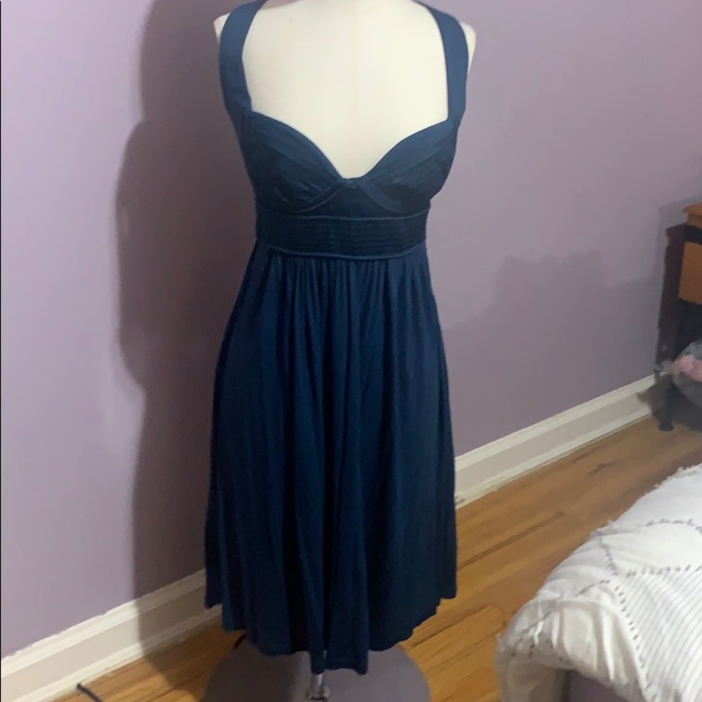 BCBG Generation Cross Back Midi Dress